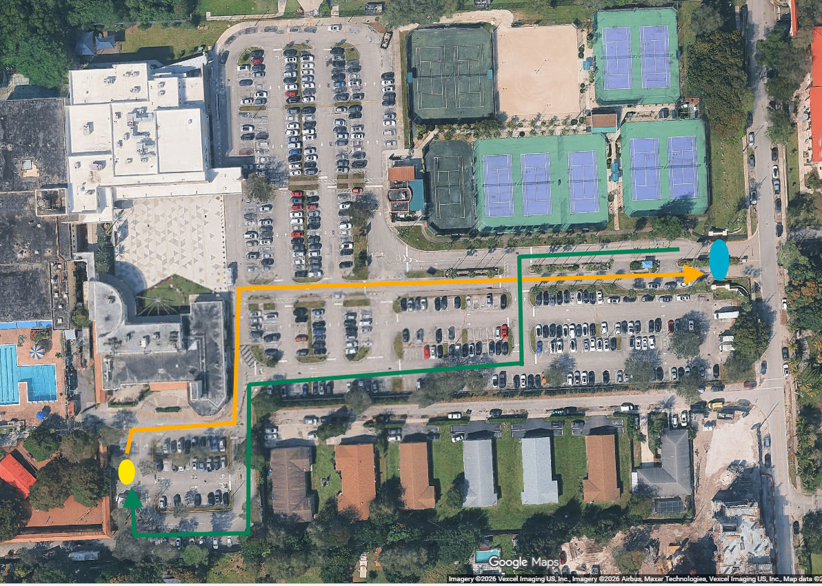 Savage Playground carpool route